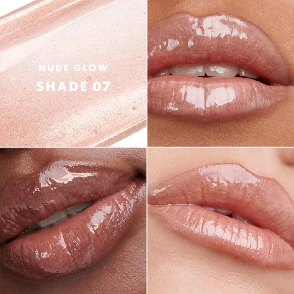 Armani Beauty Prisma Glass Hydrating Lip Gloss with Squalane - Nude Glow
